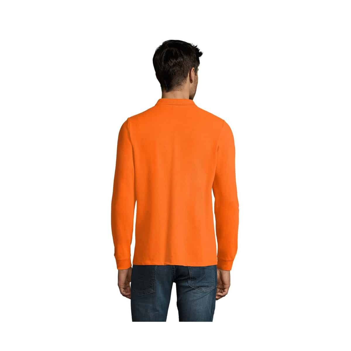 PERFECT MEN LSL POLO 180g PERFECT LSL MEN s02087-or-back
