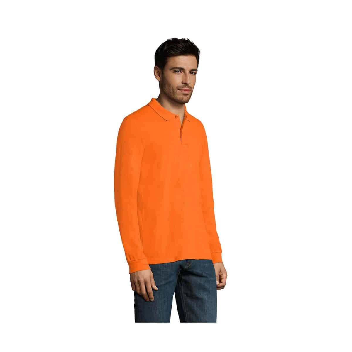 PERFECT MEN LSL POLO 180g PERFECT LSL MEN s02087-or-side