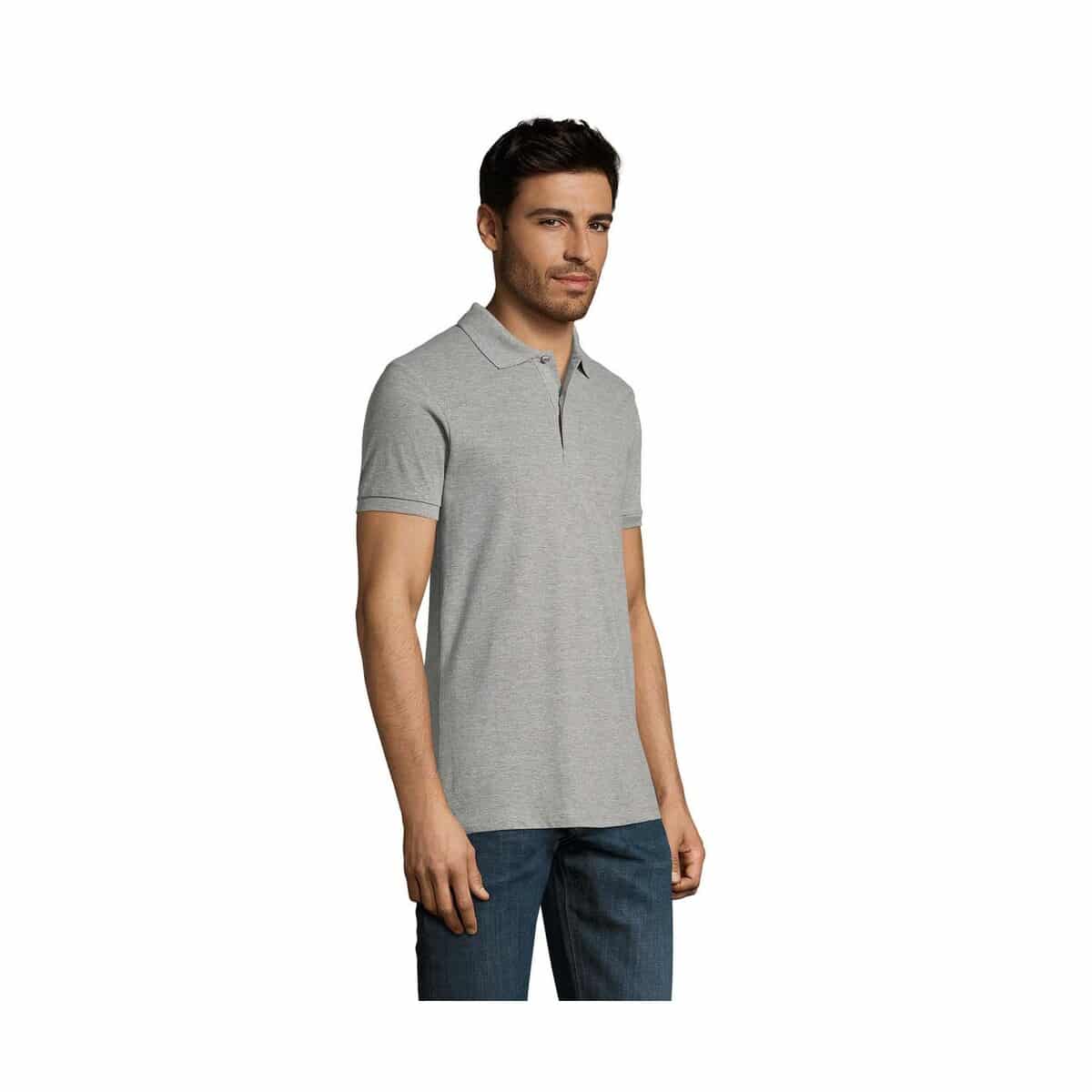 PERFECT MEN Polo 180g PERFECT MEN s11346-gy-side