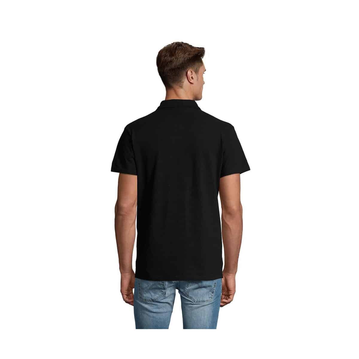 SPRING II MEN Polo 210g SPRING II s11362-bk-back