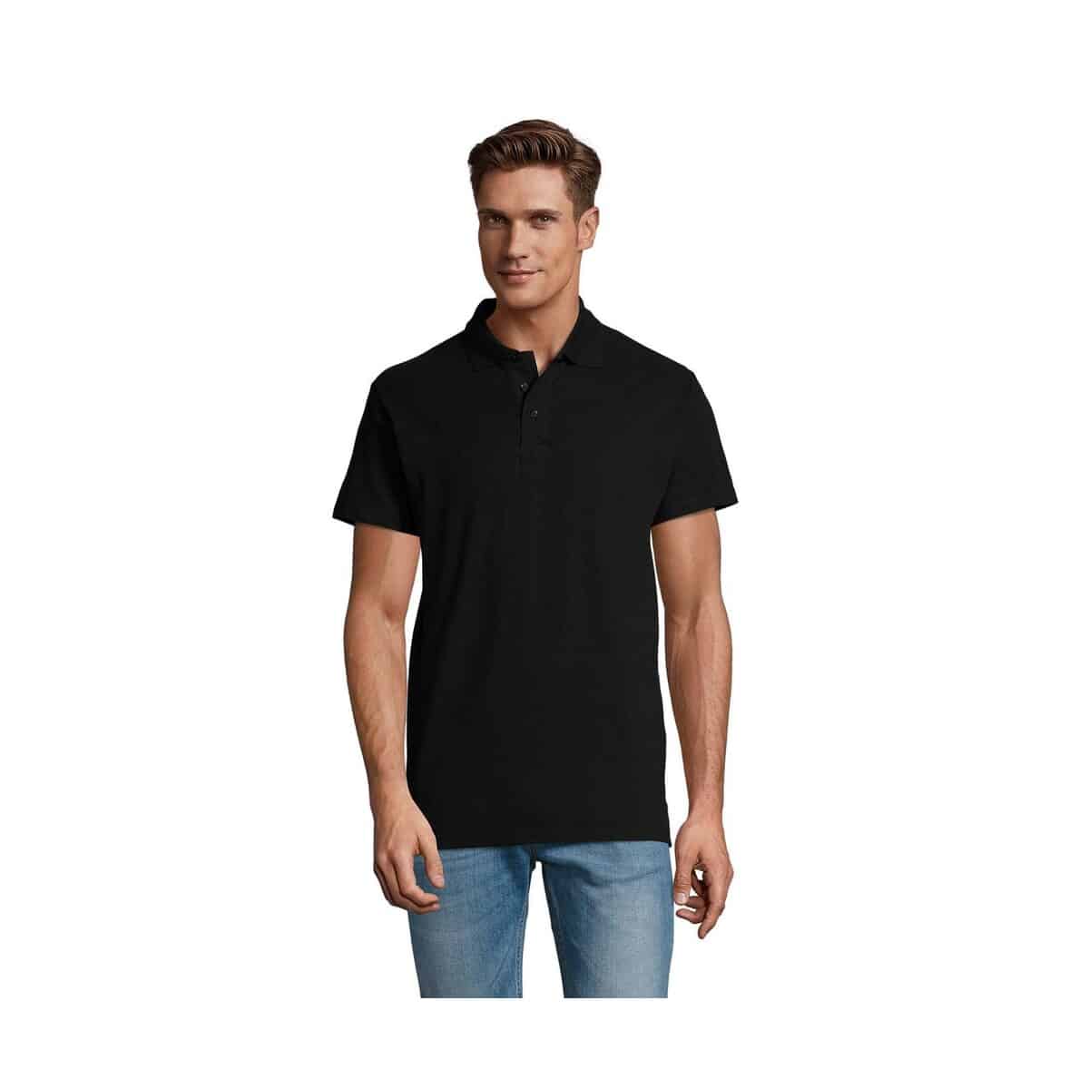 SPRING II MEN Polo 210g SPRING II s11362-bk