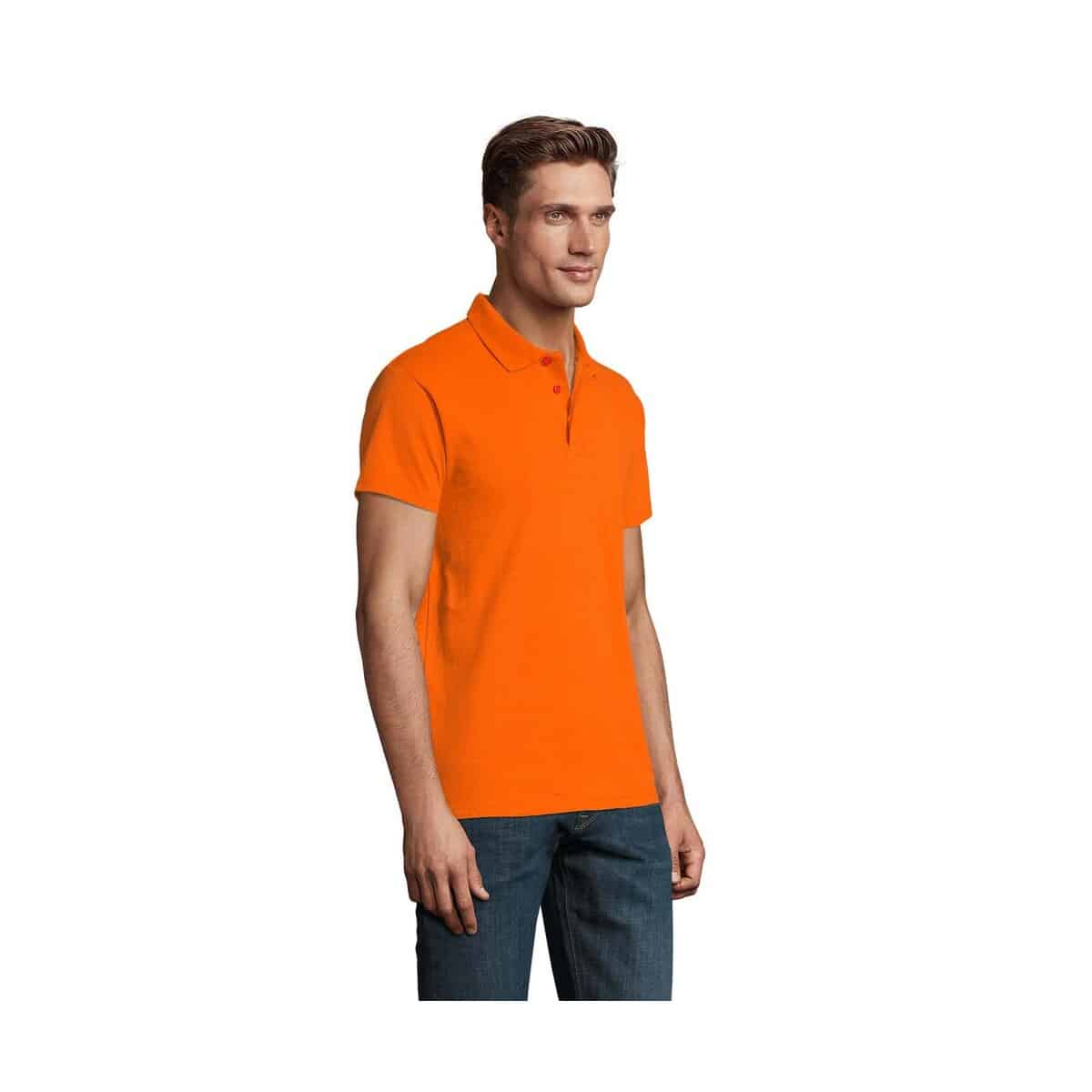 SPRING II MEN Polo 210g SPRING II s11362-or-side