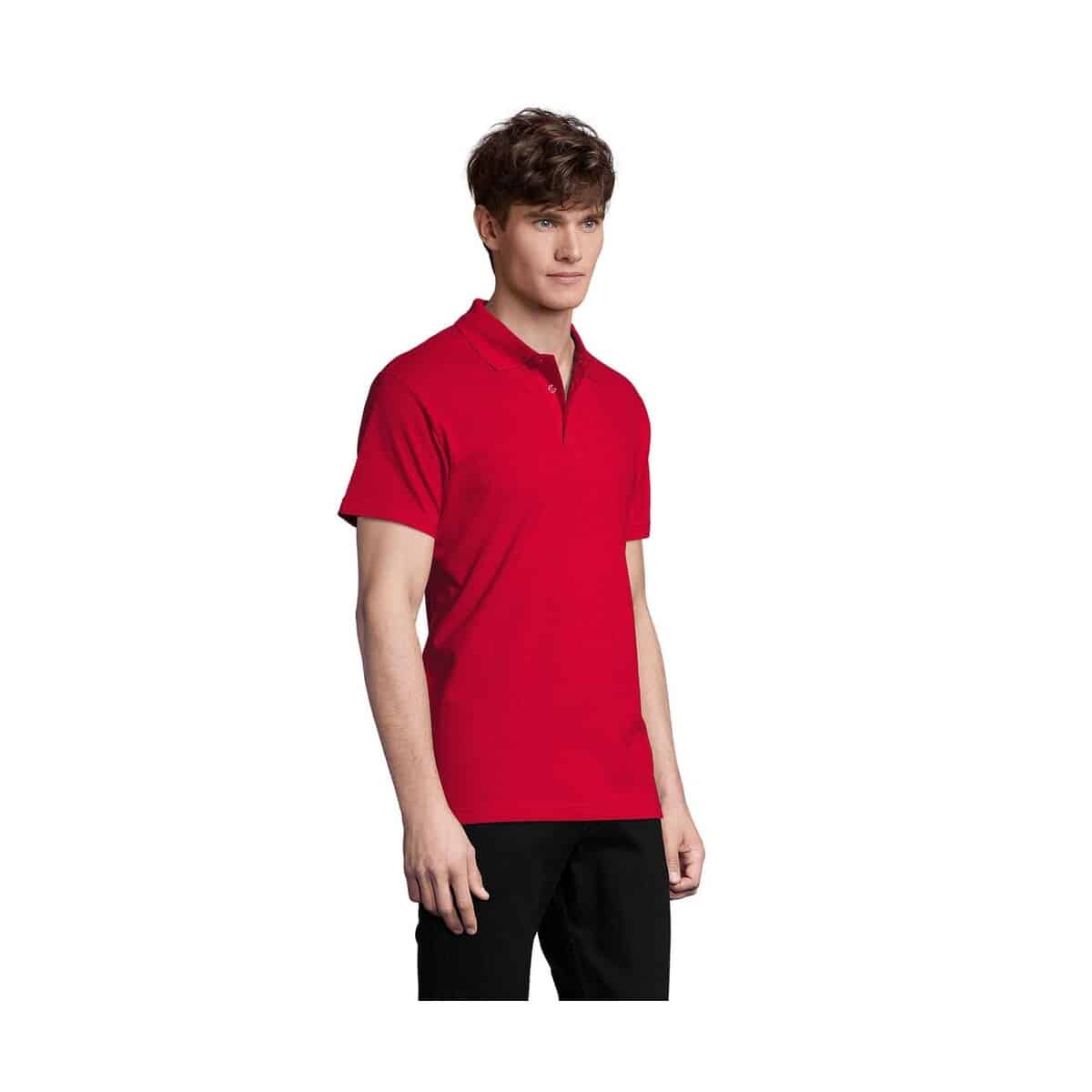 SPRING II MEN Polo 210g SPRING II s11362-rd-side