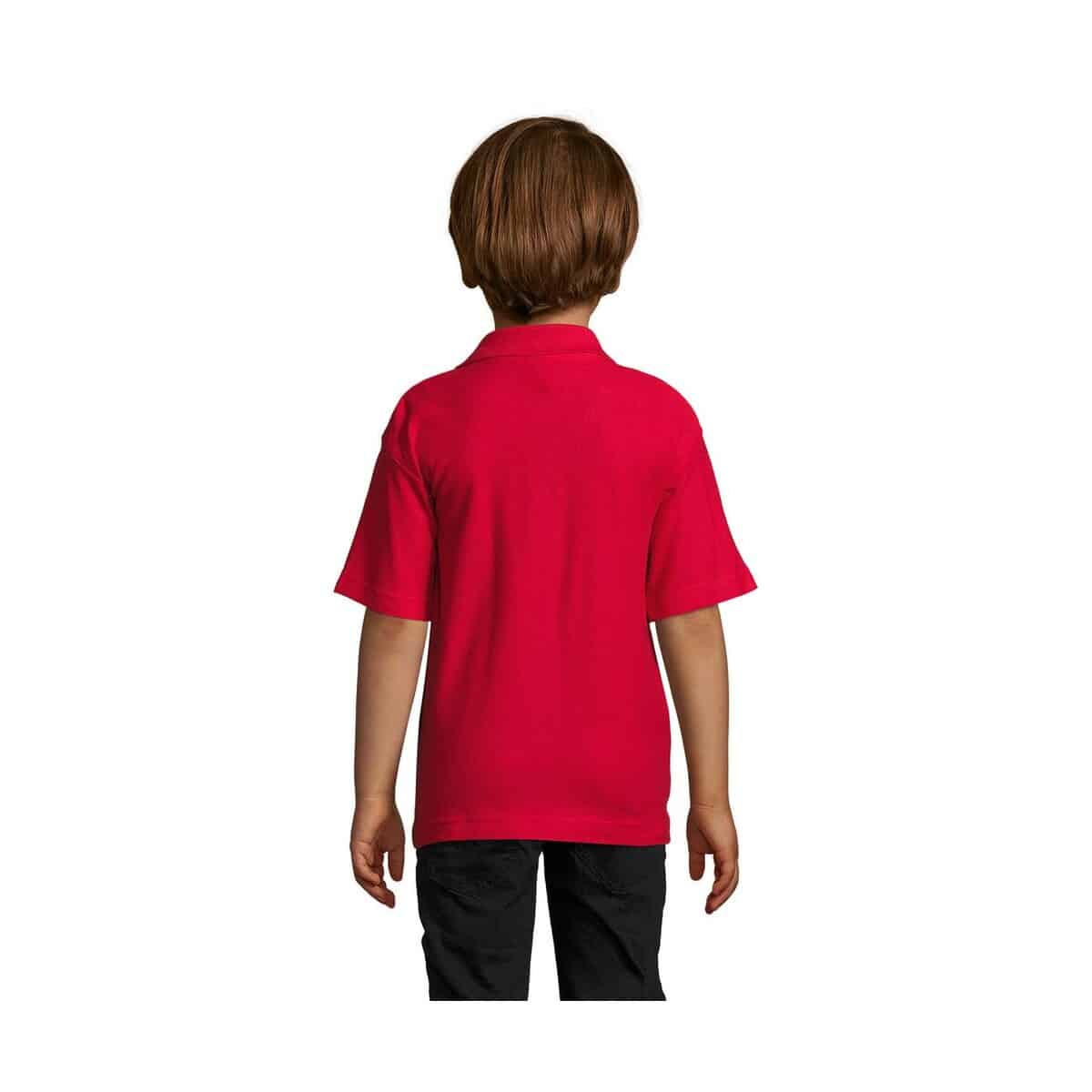 SUMMER II KIDS Polo 170g SUMMER II KIDS s11344-rd-back