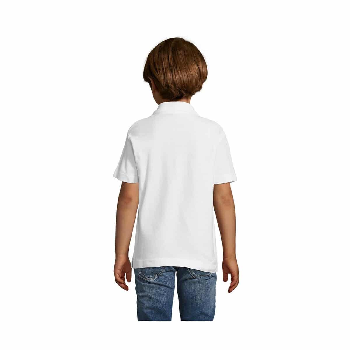 SUMMER II KIDS Polo 170g SUMMER II KIDS s11344-wh-back