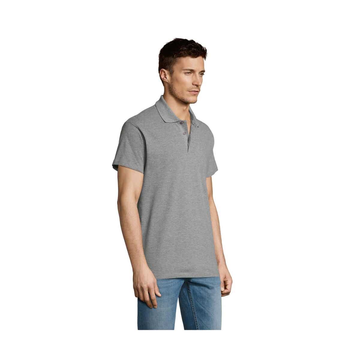 SUMMER II MEN polo 170g SUMMER II s11342-gy-side
