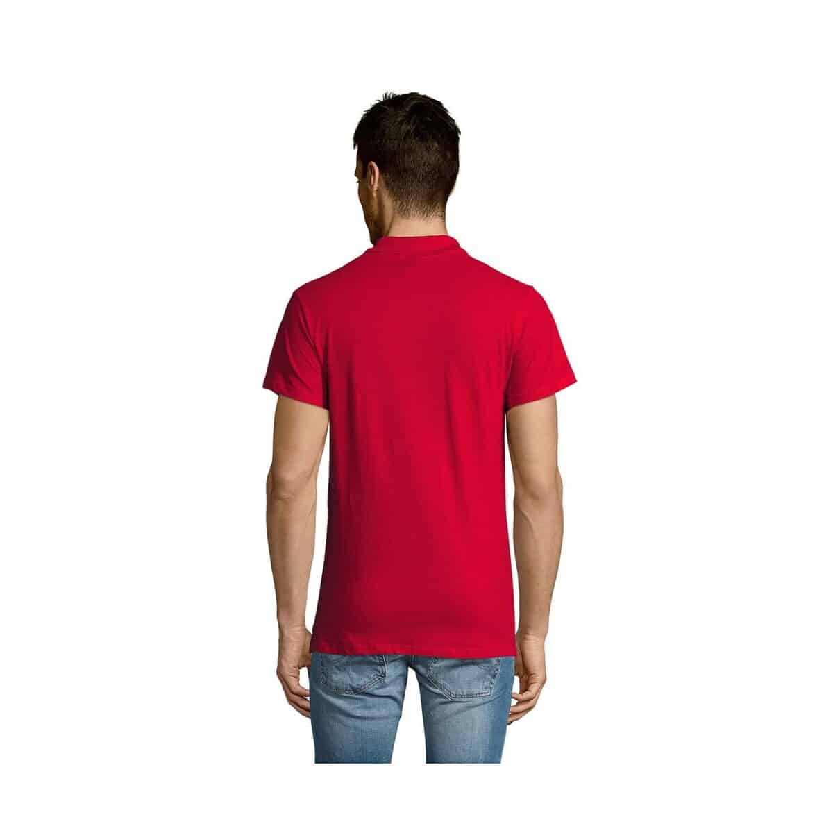 SUMMER II MEN polo 170g SUMMER II s11342-rd-back