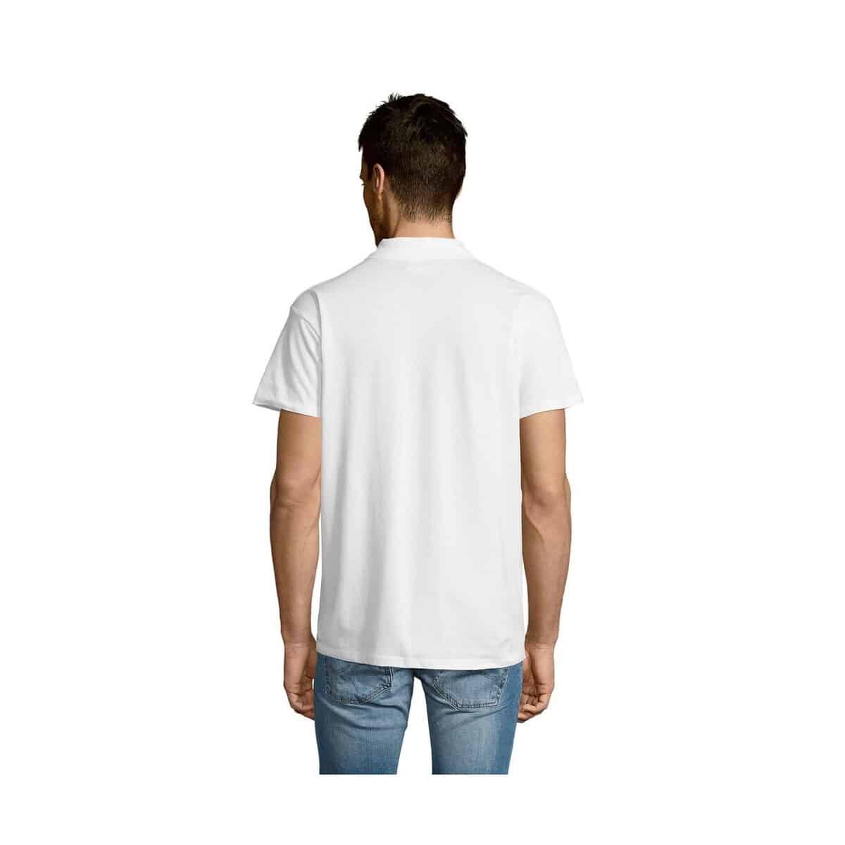 SUMMER II MEN polo 170g SUMMER II s11342-wh-back