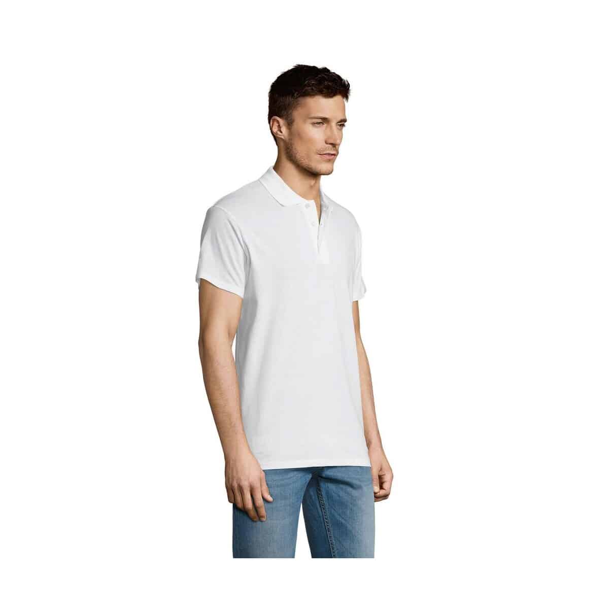 SUMMER II MEN polo 170g SUMMER II s11342-wh-side