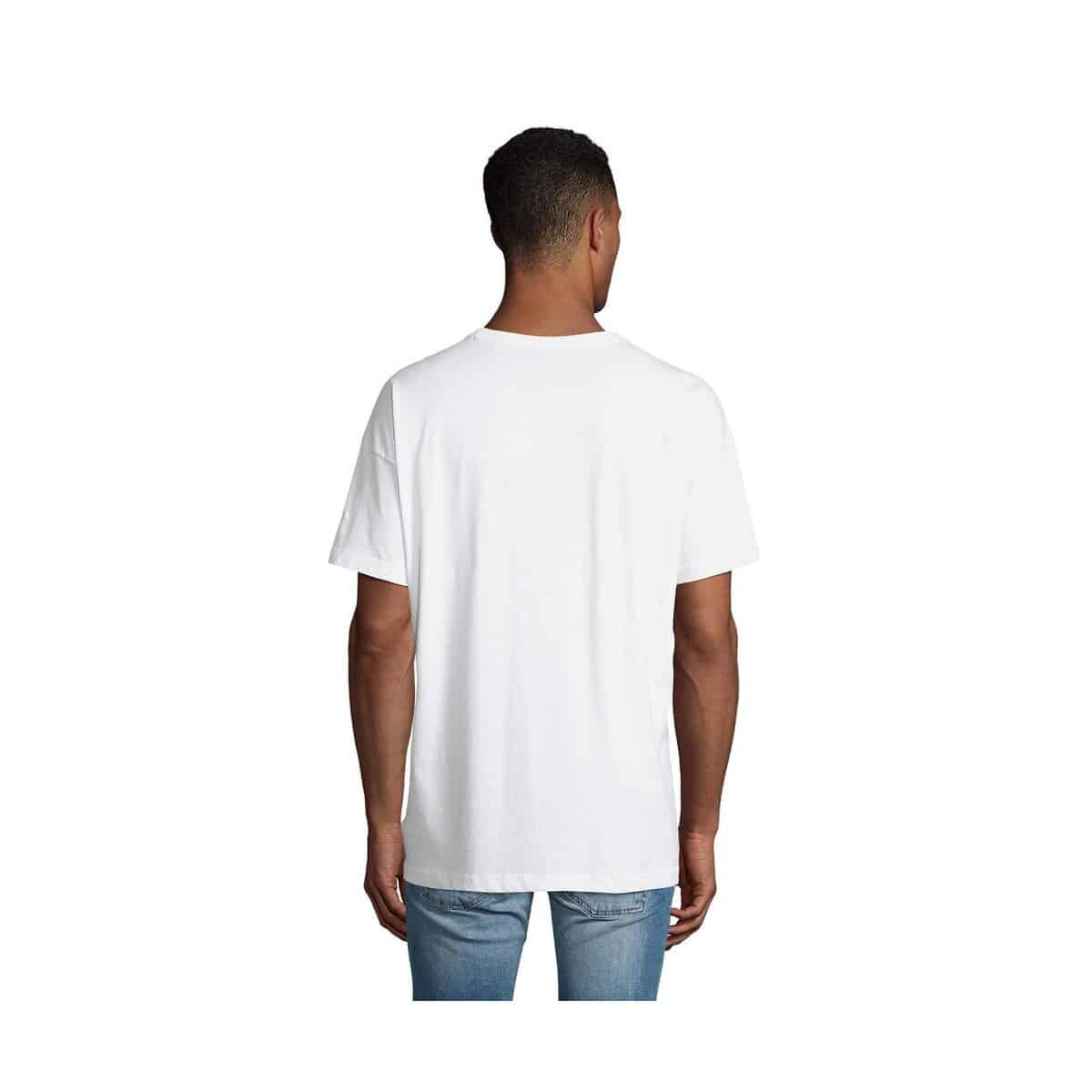 BOXY MEN T-SHIRT OVERSIZE BOXY MEN s03806-wh-back