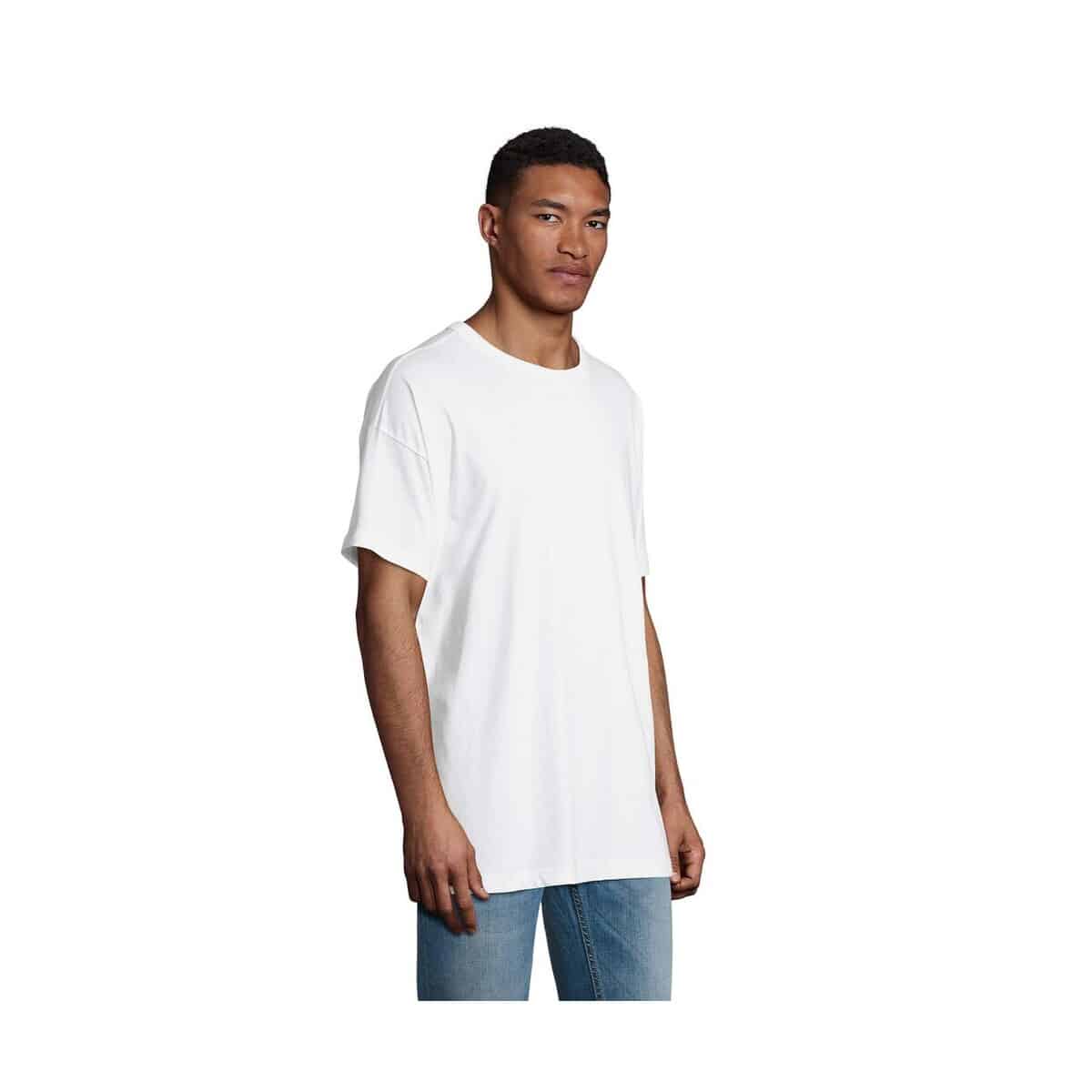 BOXY MEN T-SHIRT OVERSIZE BOXY MEN s03806-wh-side