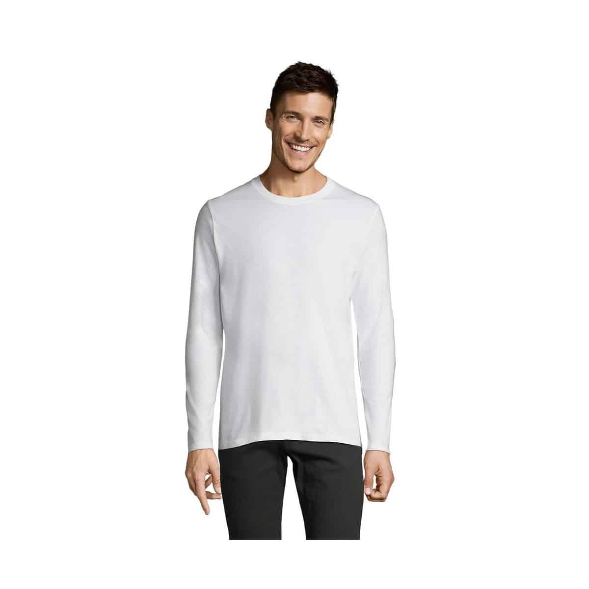 IMPERIAL LSL MEN t-shirt 190g IMPERIAL LSL MEN s02074-wh