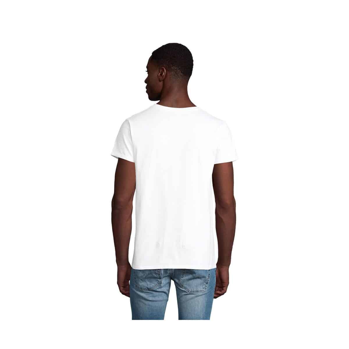 Koszulka męska PIONEER 175g PIONEER MEN s03565-wh-side