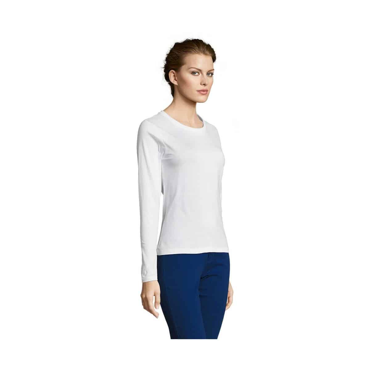 MAJESTIC Damski T-SHIRT 150g MAJESTIC s11425-wh-side