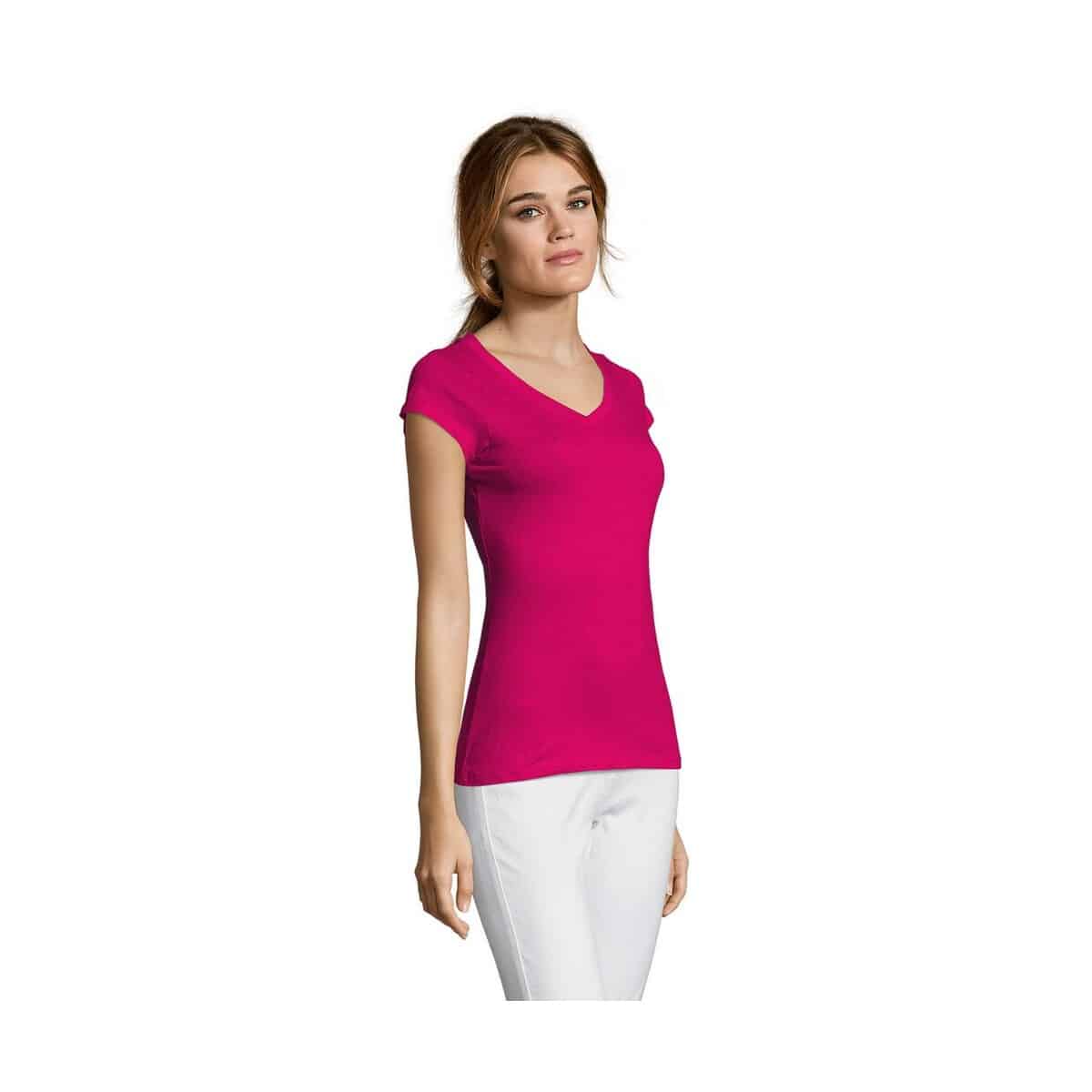 MOON Damski T-SHIRT 150g MOON s11388-fu-side