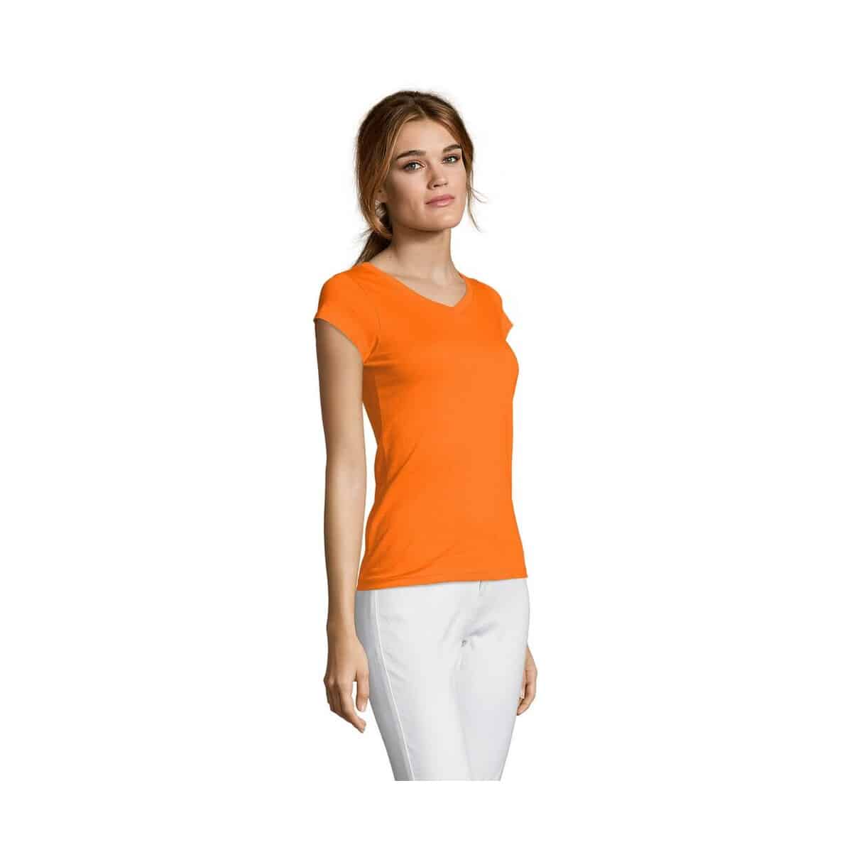 MOON Damski T-SHIRT 150g MOON s11388-or-side