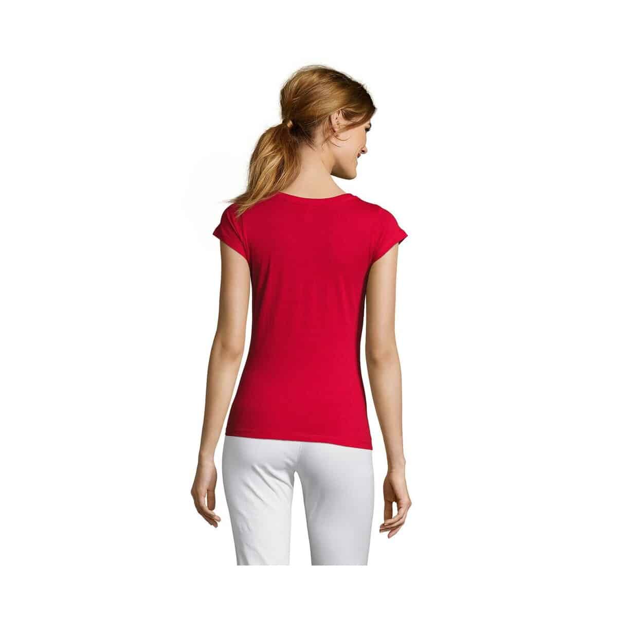 MOON Damski T-SHIRT 150g MOON s11388-rd-back