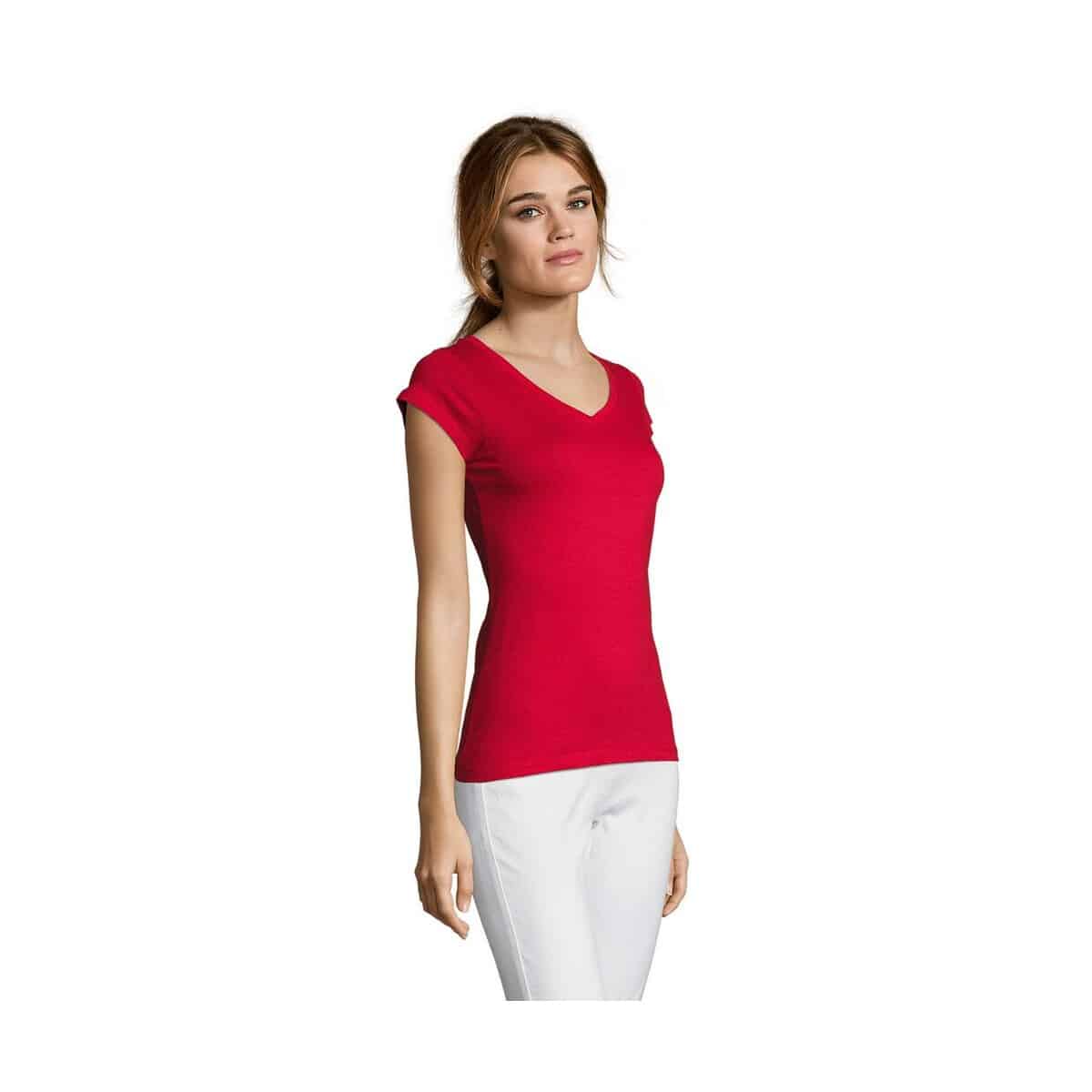 MOON Damski T-SHIRT 150g MOON s11388-rd-side