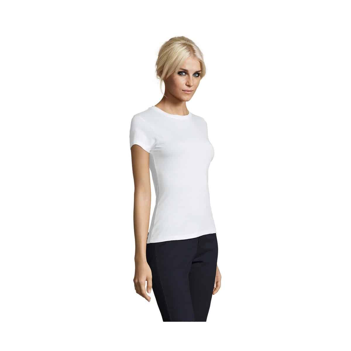 REGENT Damski T-Shirt 150g REGENT WOMEN s01825-wh-side
