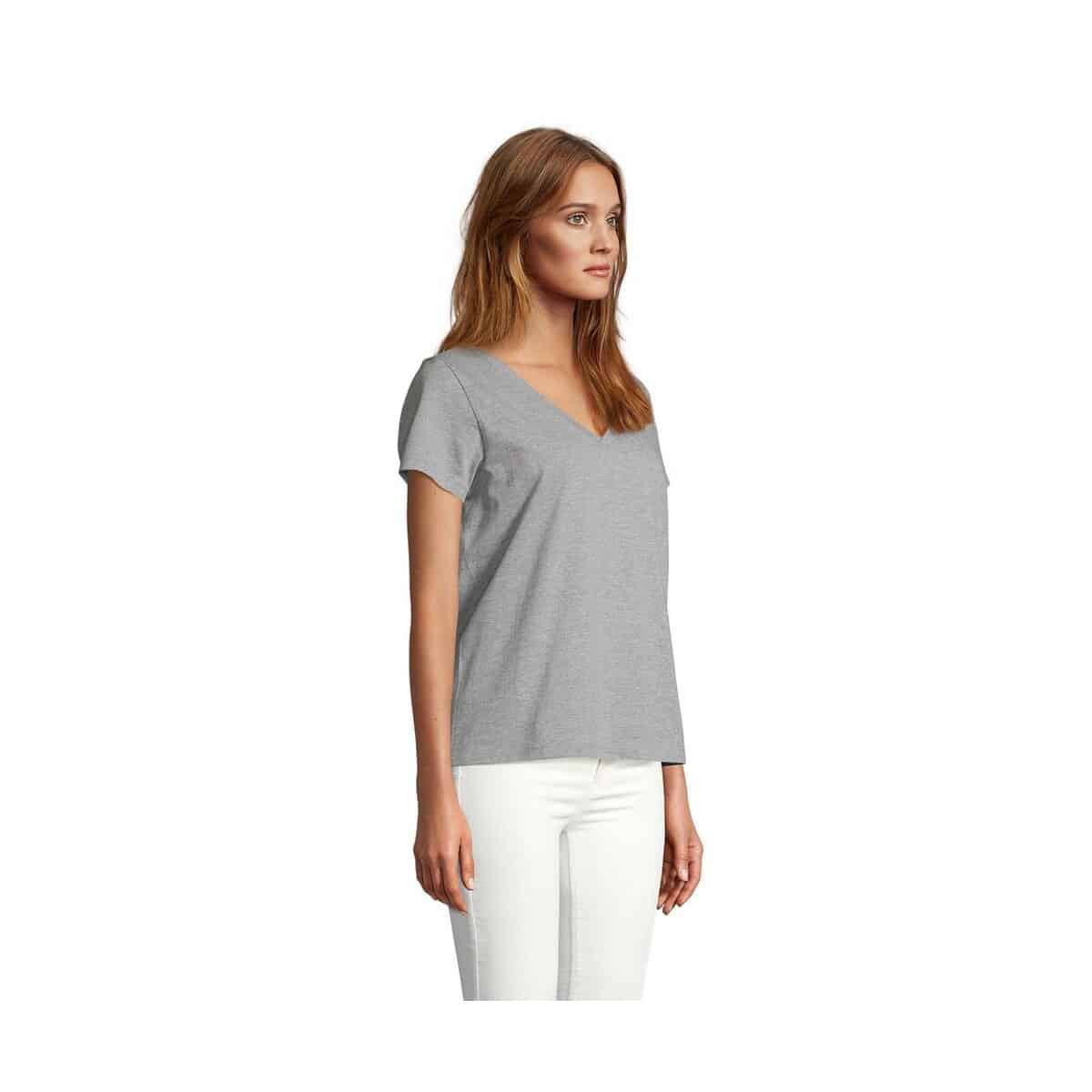 REGENT V T-SHIRT WOMEN REGENT V WOMEN s04766-gm-side