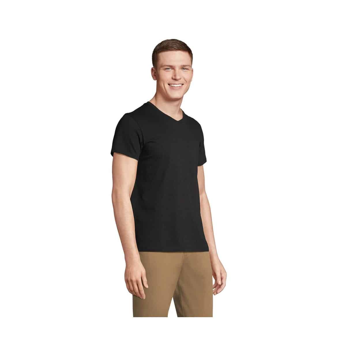 REGENT V V-NECK T-SHIRT REGENT V s04765-db-side