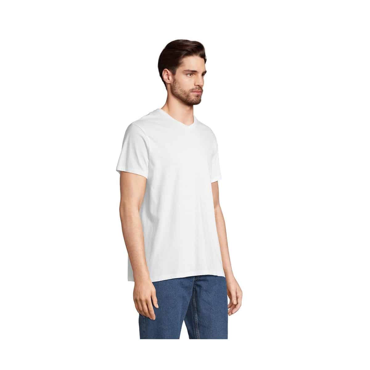 REGENT V V-NECK T-SHIRT REGENT V s04765-wh-side