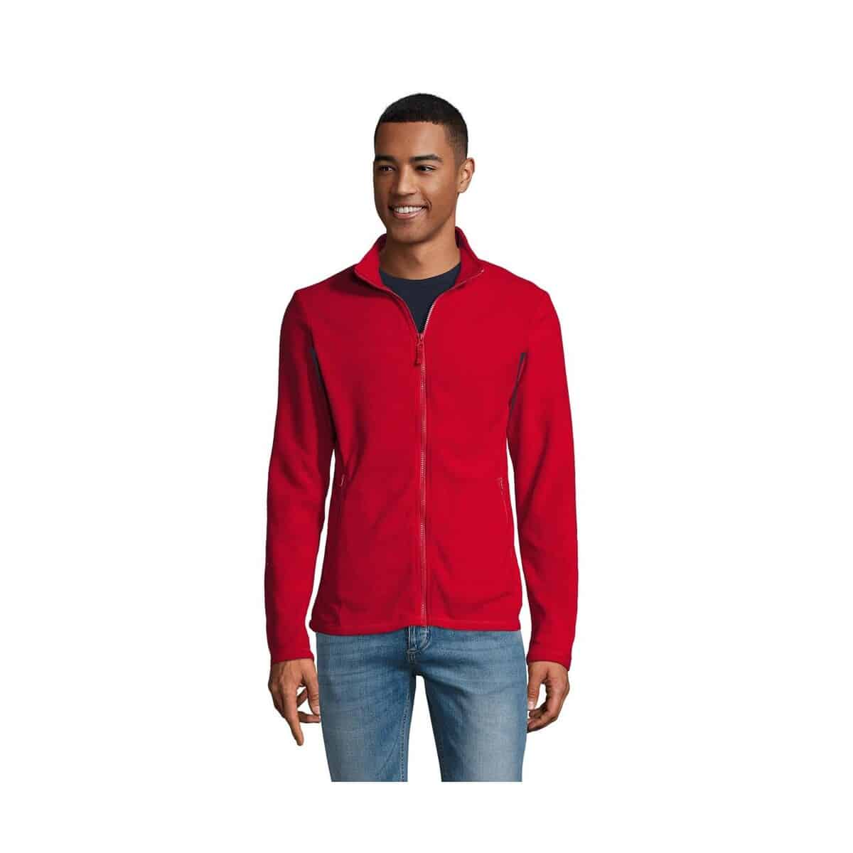 NORMAN Męski polar 220g NORMAN MEN s02093-rd