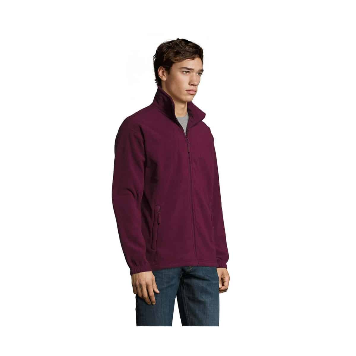 NORTH Bluza polarowa NORTH s55000-bg-side
