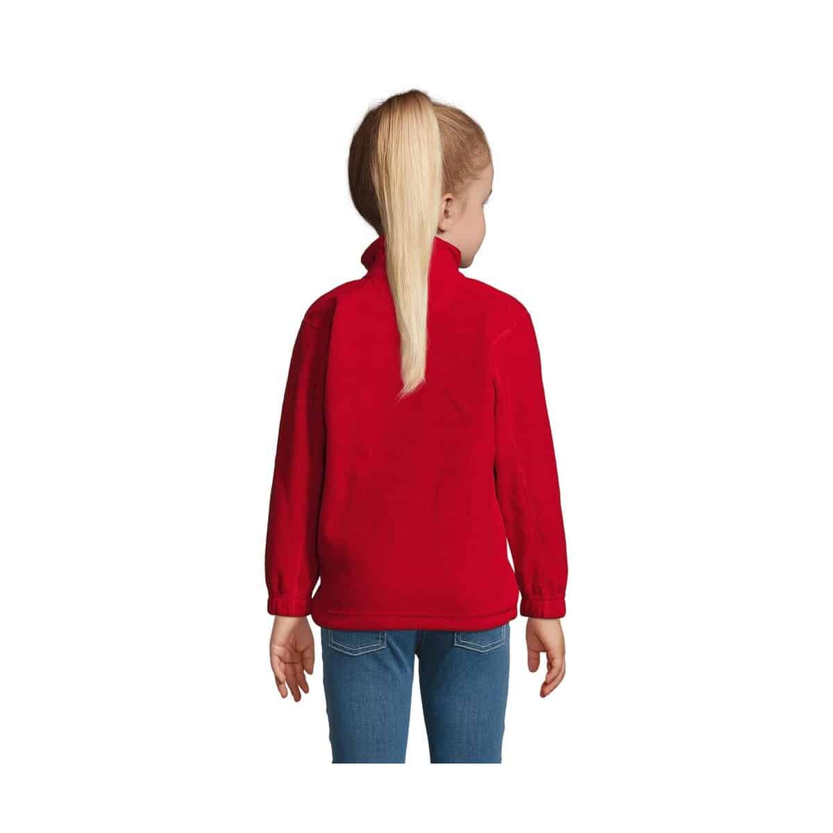 NORTH Dziecięcy polar 300g NORTH KIDS s00589-rd-back