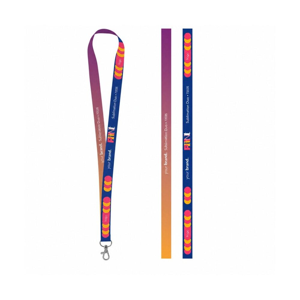 Wydrukowana próbka Lanyard SUBLIMATION Long II (20 mm) z poliestru 75035s_301
