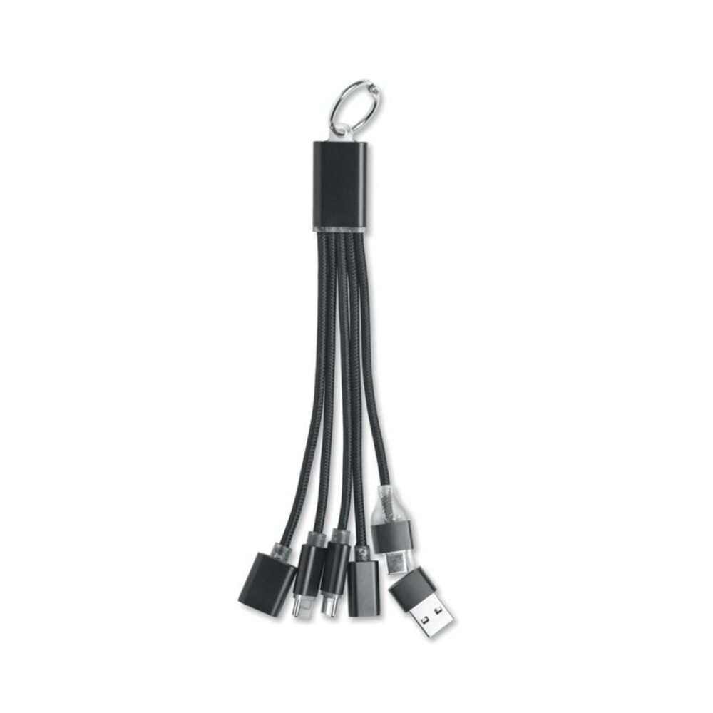 Brelok 3w1 kabel ładujący HUBLUE mo3150-03